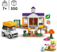 LEGO Animal Crossing K.K. spielt auf dem Festplatz, Bauspielzeug mit Café und Auto aus den Videospielen, Spielset für Mädchen und Jungen ab 7 Jahren, Geschenk für Kinder 77052