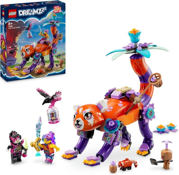 LEGO DREAMZzz Izzies Traumtiere, magisches Ei mit den Minifiguren Izzy und Dizzy und Tierfiguren, Fantasy-Spielset, Geschenk für Mädchen und Jungen ab 8 Jahren 71481