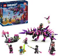 LEGO DREAMZzz Die Albtraumkreaturen der Nimmerhexe, magisches Kinderspielzeug, baubarer Kessel, Wolf oder Rabe, Fantasy-Spielset für Mädchen und Jungen ab 9 Jahren 71483