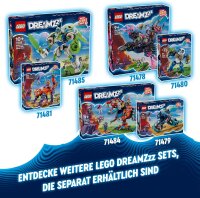 LEGO DREAMZzz Coopers Dino-Mech C-Rex, Spielzeug-Pterodaktylus, T.Rex-Actionfigur für Jungen und Mädchen, kreatives Spielzeug, Abenteuer-Set, Geschenk für Kinder ab 9 Jahren 71484