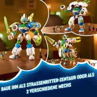 LEGO DREAMZzz Mateo und Z-Blob der Ritter-Mech, Spielset zum Umbauen für Jungen und Mädchen ab 10 Jahren, Geschenk für Kinder, Fantasy-Set, Roboter in 3 Varianten, Abenteuer-Spielzeug 71485