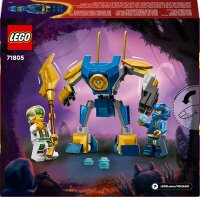 LEGO NINJAGO Jay Battle Mech, Ninja-Spielzeug für Kinder mit Figuren inkl. Jay-Minifigur mit Mini-Katana, Actionfiguren & Mechs, kleines Geschenk für kreative Jungs und Mädchen ab 6 Jahren 71805