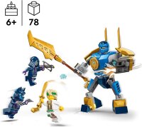 LEGO NINJAGO Jay Battle Mech, Ninja-Spielzeug für Kinder mit Figuren inkl. Jay-Minifigur mit Mini-Katana, Actionfiguren & Mechs, kleines Geschenk für kreative Jungs und Mädchen ab 6 Jahren 71805