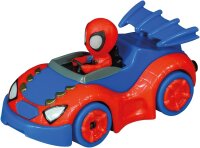 Carrera - 20063050 - Carrera First I Spidey Go Webs Go Rennbahn-Set I Auto für Rennbahn | Rennbahnen und lizensierte Slotcars | bis zu 2 Spieler | Für Kinder ab 3 Jahren & Erwachsene