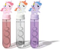 PUSTEFIX - 420869382 - 1 Stück PUSTEFIX Bubble Unicorn I Seifenblasen-Dose mit Einhorn-Figur I Magischer Spielspaß für Kinder I Entzückend gestaltetes Dosendesign