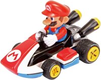 Carrera - Pull & SPEED 15813016 - Mario Kart - 3er Pack I Aufziehauto Rennauto I Pull and Speed Auto mit Rückziehmotor I Für Jungs und Mädchen ab 6 Jahren & Erwachsene I Rennbahn