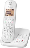 Panasonic KX-TGC 420 GW, schnurloses Telefon mit Anrufbeantworter, Weiß