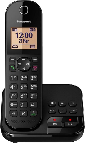 Panasonic KX-TGC 420 GB, schnurloses Telefon mit Anrufbeantworter