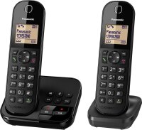 Panasonic KX-TGC 422 GB, schnurloses Telefon mit Anrufbeantworter und Zusatz-Set