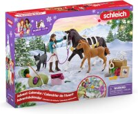 schleich 99092 Adventskalender Horse Club 2024, ab 5 Jahren, HORSE CLUB - Spielset, 36 Teile