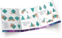 Nebulous Stars Kreativset Origami Laterne, Bastelset für eine Lichterkette, mit gefalteten Sternen aus Origami Papier, für Mädchen ab 7 Jahre