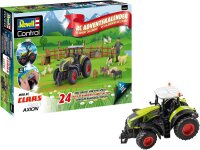 Revell Adventskalender RC Claas 960 Axio I Claas Traktor I Adventskalender zum Selbermachen I Weihnachtskalender für Jungen, Mädchen und Erwachsene ab 8 Jahren I Traktor in 24 Tagen zusammenbauen