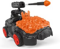 schleich 42668 Lava-Crashmobil mit Mini Creature, ab 7 Jahren, ELDRADOR CREATURES - Spielset, 17 Teile