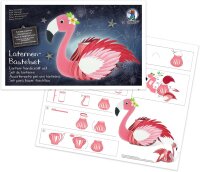 Ursus 18720008 - Laternen Bastelset, Flamingo, Set zum Basteln einer Laterne, für Kinder, inklusive Bastelanleitung, ideal für den nächsten Laternenlauf