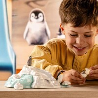 schleich 42661 Pinguin-Familienspaß, ab 3 Jahren, WILD LIFE - Spielset, 14 Teile