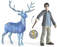 schleich 42680 Harry Potter & Patronus, ab 6 Jahren, HARRY POTTER - Spielfigur, 16 x 11 x 18 cm