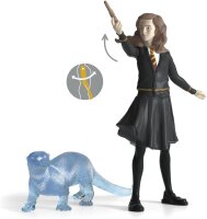 schleich 42681 Hermine Granger & Patronus, ab 6 Jahren, HARRY POTTER - Spielfigur, 16 x 11 x 18 cm