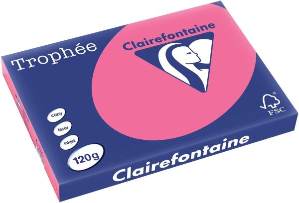 Clairefontaine Trophée 1319C Eosin 120g/m² DIN-A3 - 250 Blatt