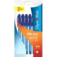 Paper Mate InkJoy 100 Kappe - 5er Bag Blau